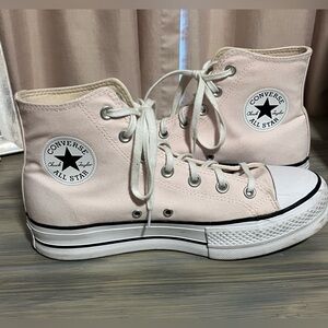 Converse Women's Light Pink Lift High-Top Sneakers